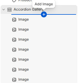 Accordion gallery settings